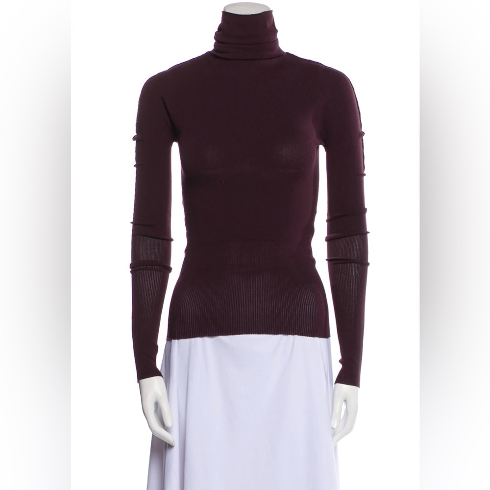 Prada Deep Burgundy Knit Top